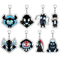 Anime Keychain Solo Leveling Acrylic Accessaries Cartoon Bag Pendant Gift Cute Bag Charm Keyring Friends Fans Gifts